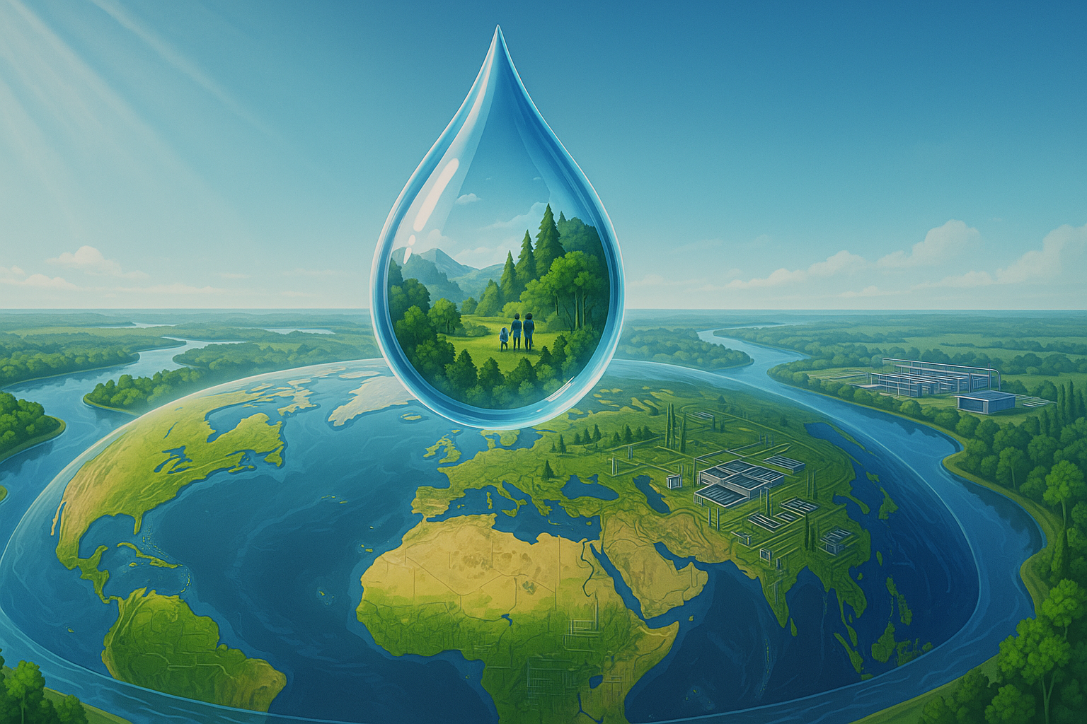 Sustainable water treatment facility